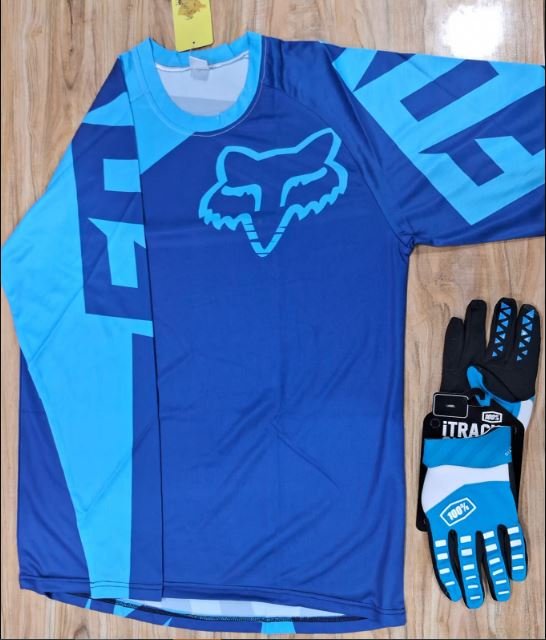 fox (men’s riding full sleeve jersey + 100% gloves set cambo) introswag (size xl) fox (men’s riding full sleeve jersey + 100% gloves set cambo) introswag (size xl)