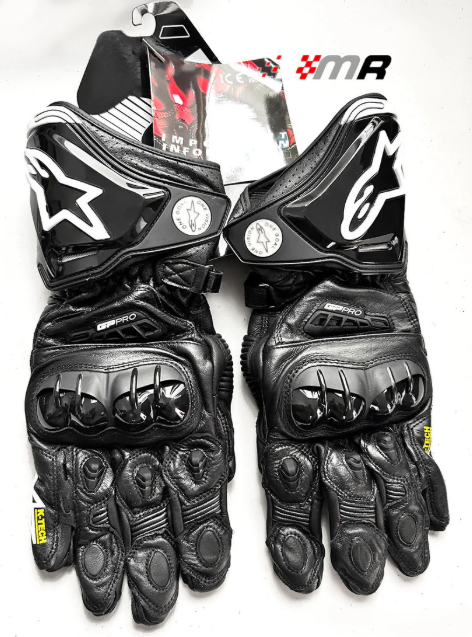 alpinestar gp pro men's leather motorcycle riding rainproof long gloves, prism guard (l ,xl) alpinestar gp pro men's leather motorcycle riding rainproof long gloves, prism guard (l ,xl)