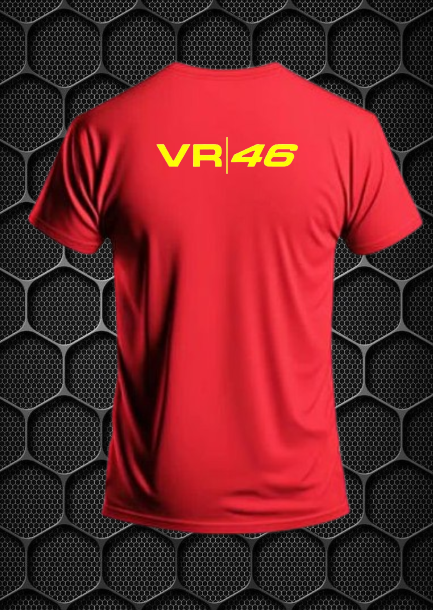 vr 46 cotton blend v neck riding t shirt nitroswag (l,xl) red vr 46 cotton blend v neck riding t shirt nitroswag (l,xl) red